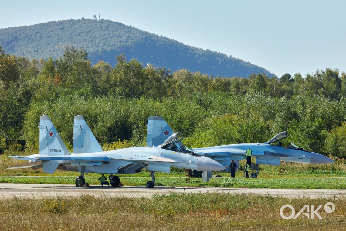 IMAGENS Esquadrão agressor russo recebe seus primeiros caças Su 35S