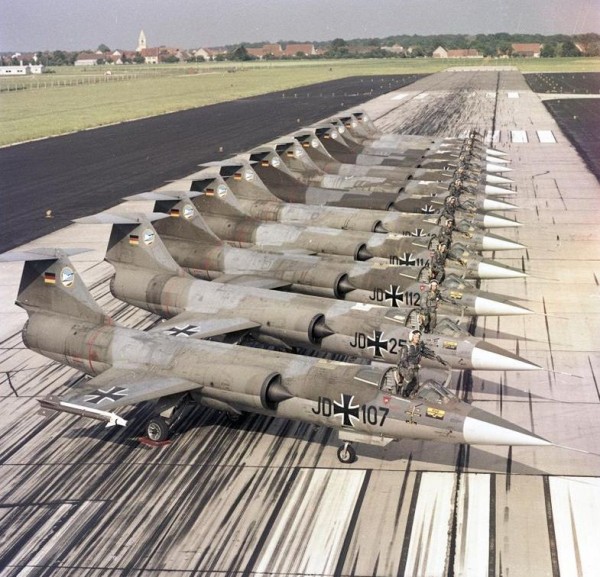 Uma das maiores operadoras do F-104 foi a Alemanha. (Foto: Berrety)