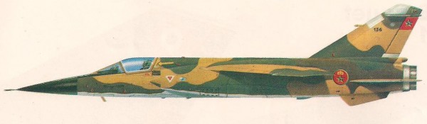 O Marrocos adquiriu um lote de 25 caças Mirage F.1CH em 1976. (Imagem: Coleção Particular)