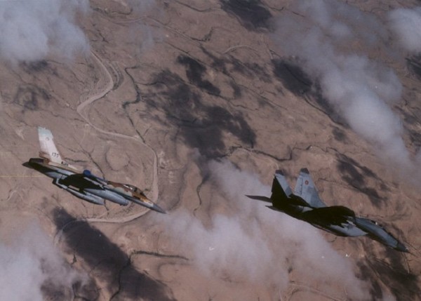 F-16_MiG-29 Israel AF 1