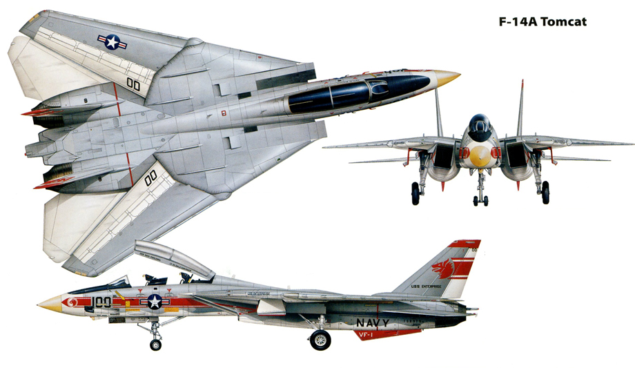 GUERRA FRIA: Perfil operacional do F-14 Tomcat.