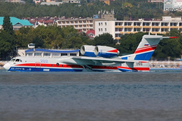 Marinha Russa recebe sua primeira aeronave anfíbia Be-200 “Altair”