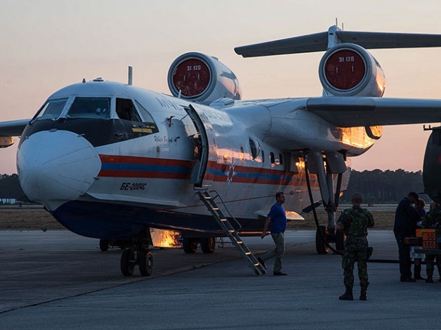 Rússia quer produzir em série o exótico avião anfíbio Beriev Be-200