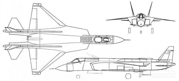 O design do Yak-43 teria sido usado como ideia para o F-35B da Lockheed.
