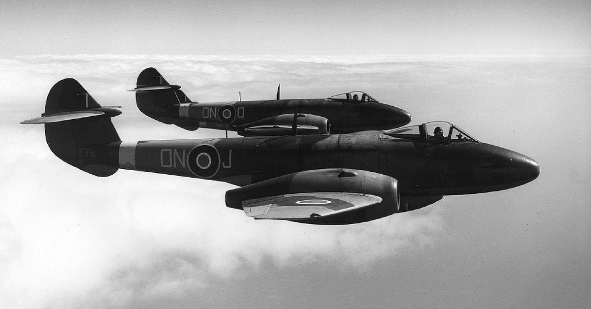 AERONAVES FAMOSAS: Gloster Meteor, o único jato Aliado que combateu na  Segunda Guerra Mundial