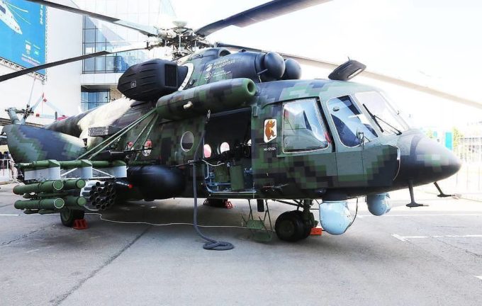 Rússia inicia testes de voo do novo helicóptero Mi-8AMTSh-VN