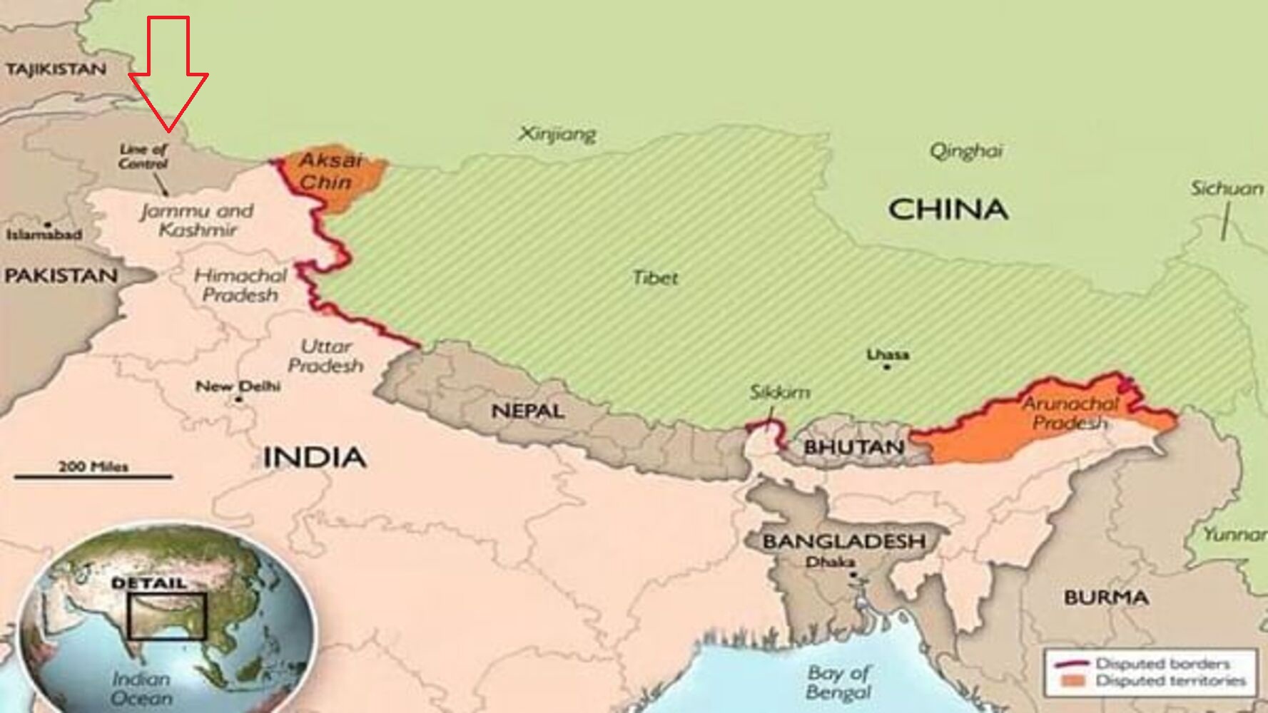 GUERRA FRIA ASIÁTICA: Na tensão com a Índia, China retirou grande parte