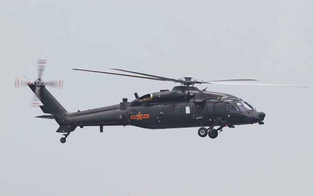 Concorrente chinês do Black Hawk, helicóptero Z-20 deverá ter