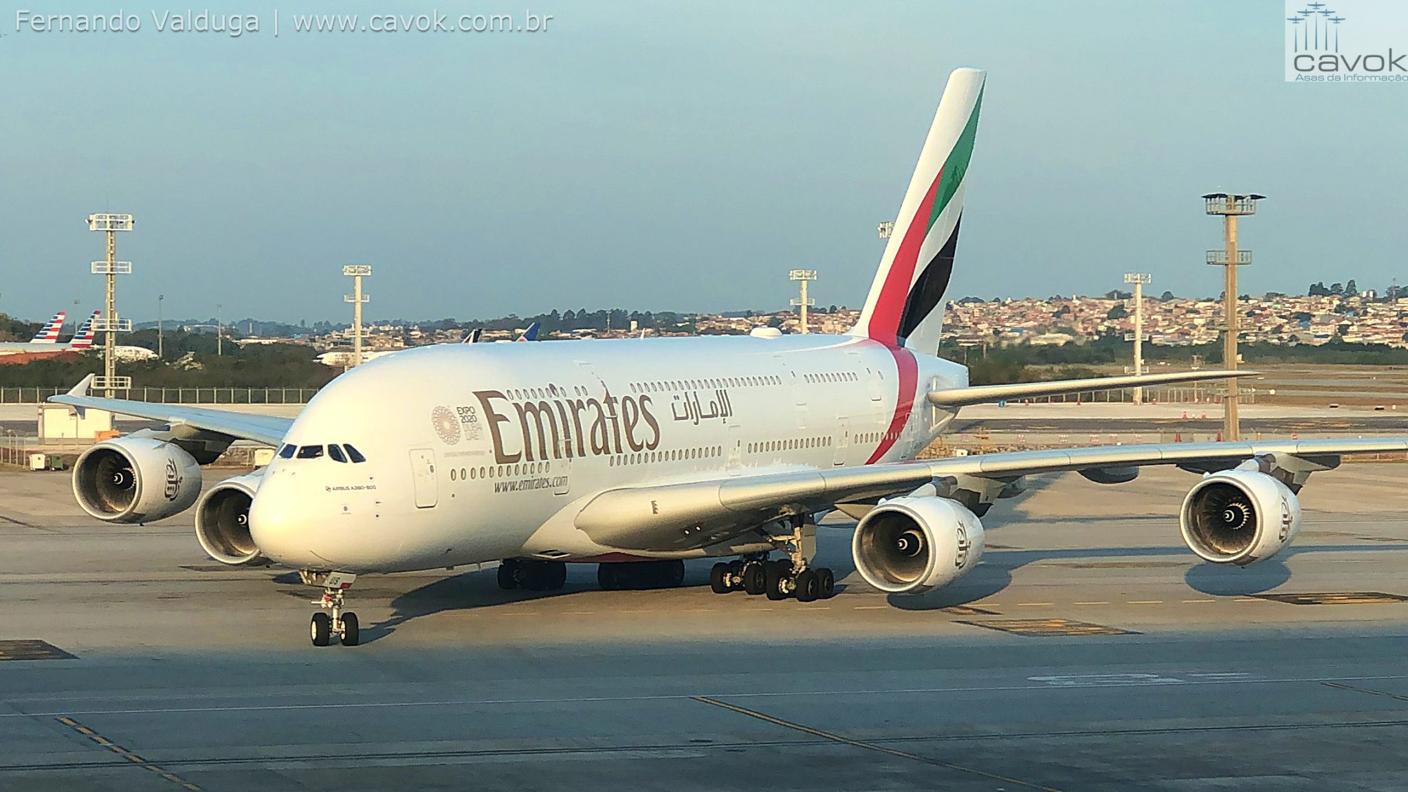 Airbus A380 da Emirates retorna operações para São Paulo em 2021