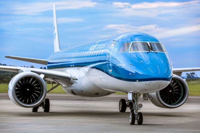 KLM Recebe Sua Segunda Aeronave Embraer E195 E2
