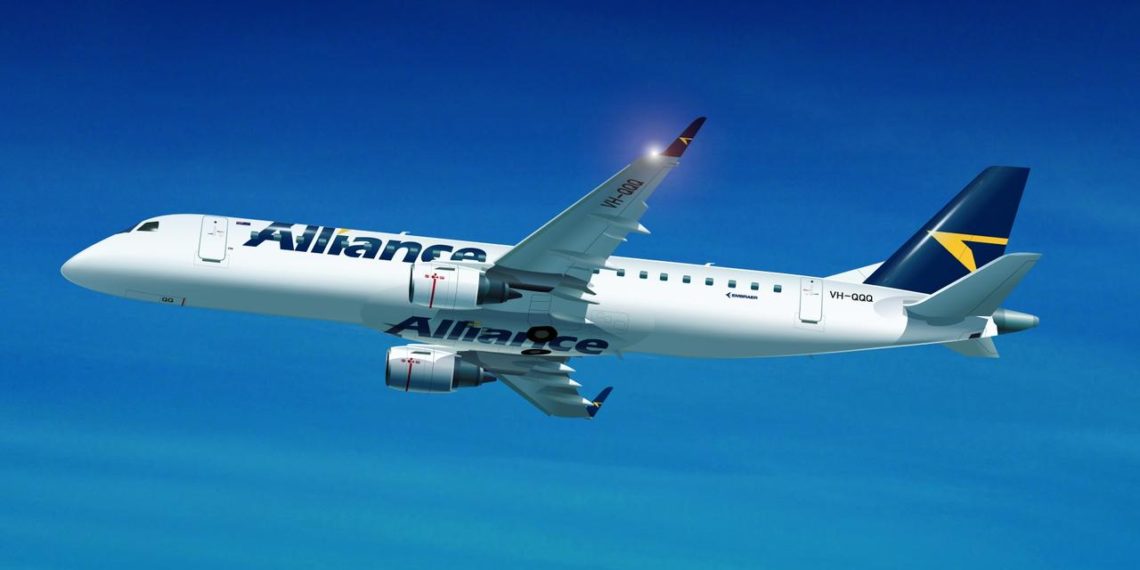 Aeronaves E190 Alliance serão usadas pela Qantas.