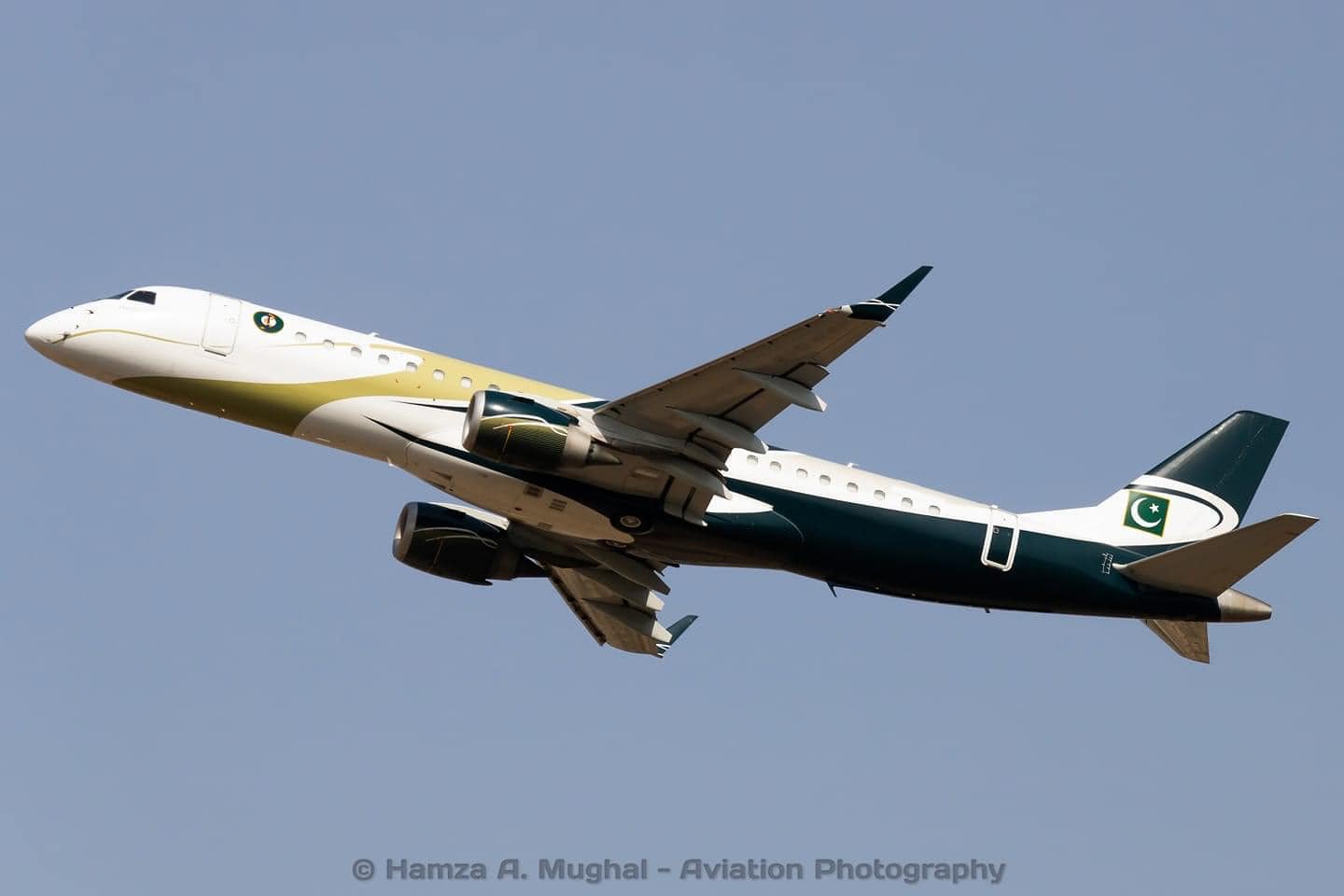 IMAGEM: Primeiro Embraer Lineage 1000 Da Marinha Do Paquistão