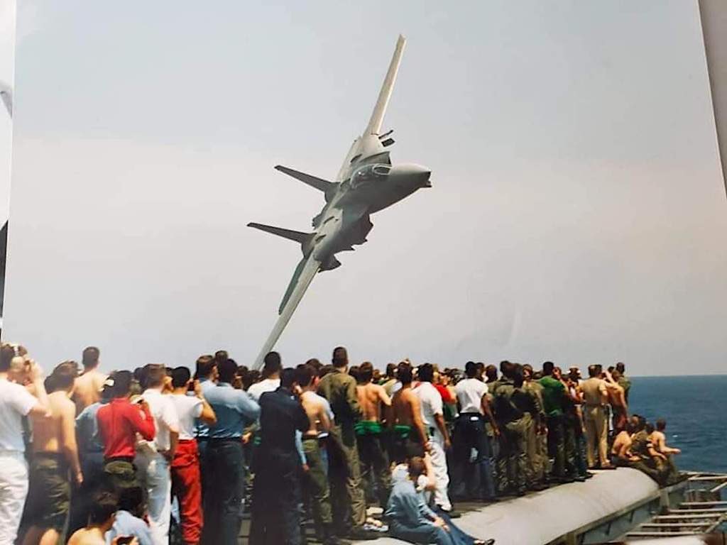 F-14 Flyby
