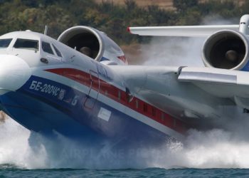 Primeiro Beriev Be-200ES bombeiro da Argélia » Força Aérea