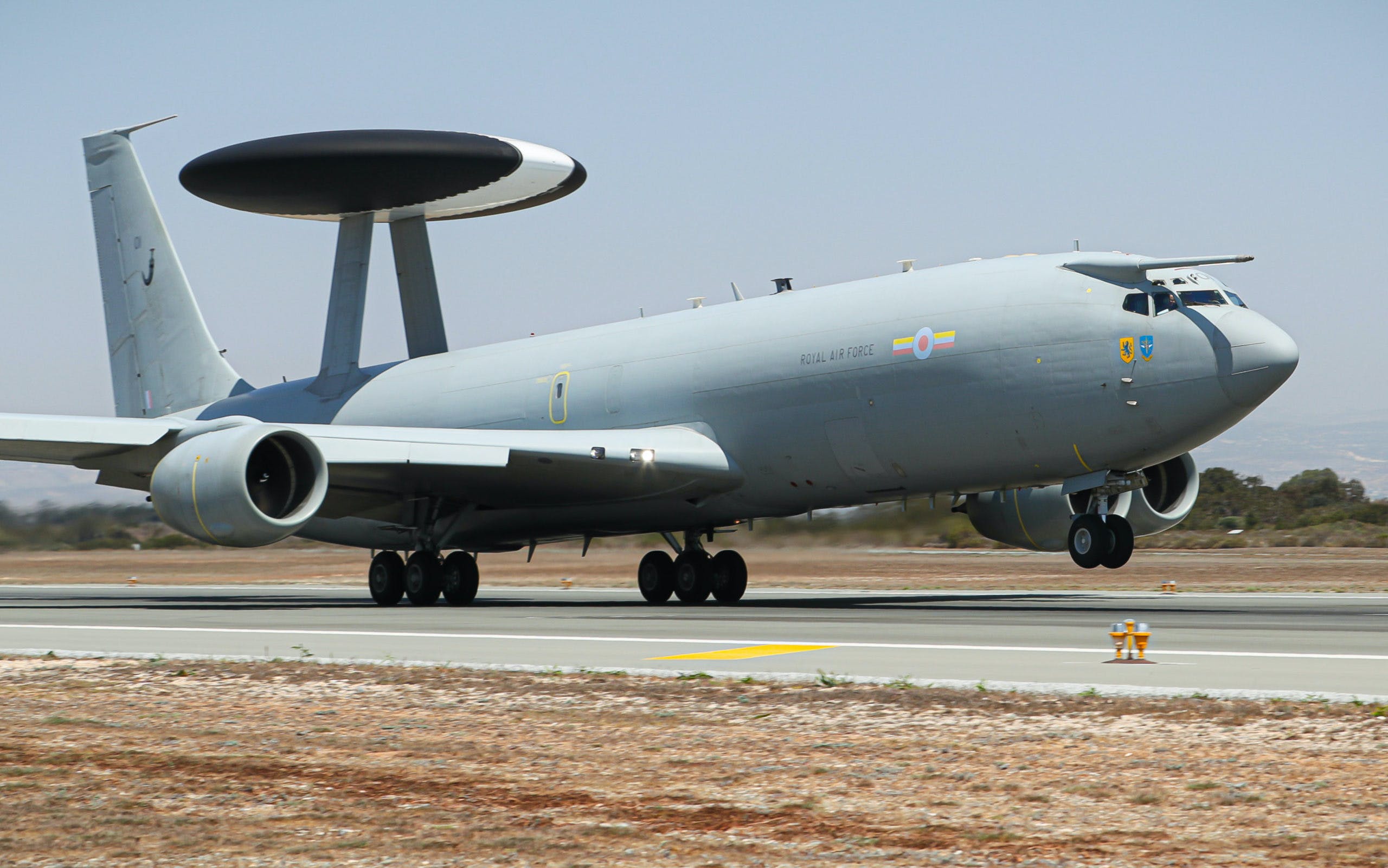 RAF Finaliza última Operação Com O E-3D Sentry Antes Da Aposentadoria