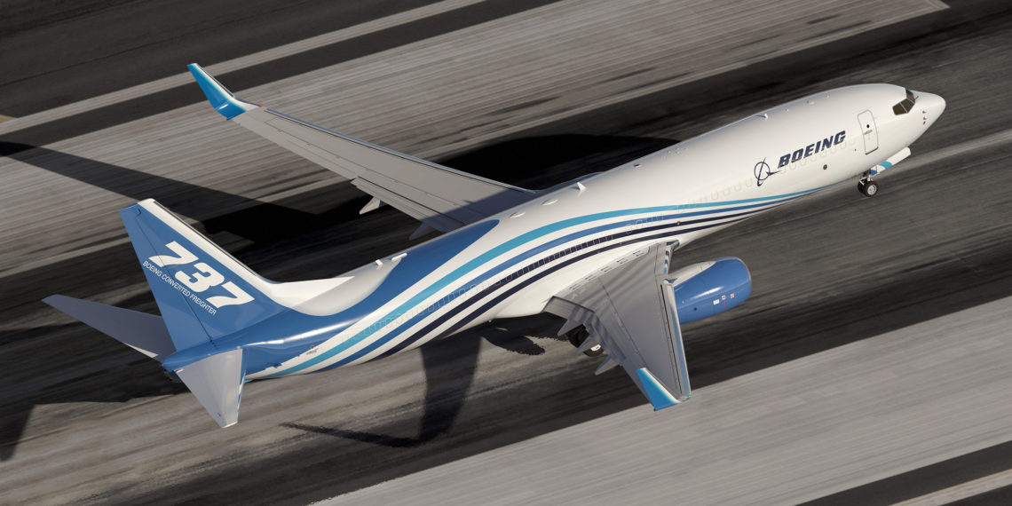 Solicitações da Icelease de onze 737-800BCF que será o cliente de lançamento para a nova linha de conversão na instalação de MRO de Gatwick em Londres.