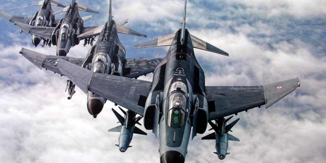 Jatos F-4E Terminator 2020 da Força Aérea Turca.