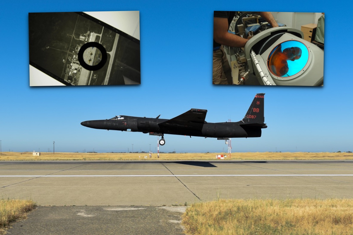 IMAGENS U2 Dragon Lady voa última missão com câmeras de filme na Base