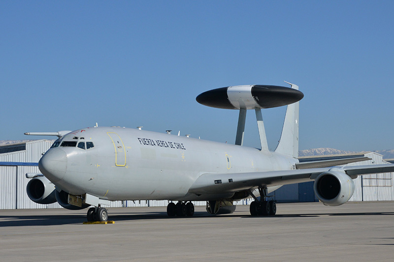 FOTOS: Fuerza Aérea de Chile integra aeronave E-3D Sentry y restablece capacidad de alerta temprana – Cavok Brasil