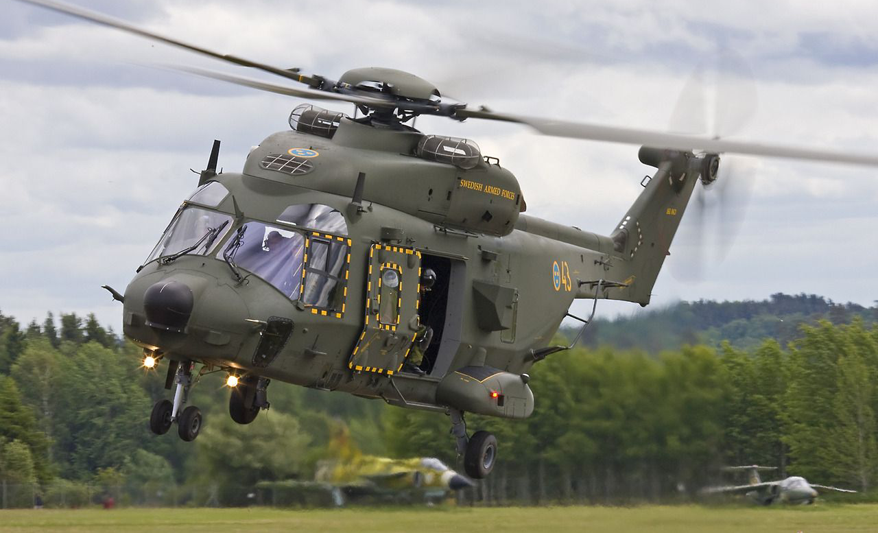Suécia decide interromper uso dos seus helicópteros NH90