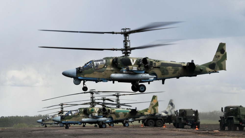 Rússia recebe 10 helicópteros de ataque Ka-52M atualizados