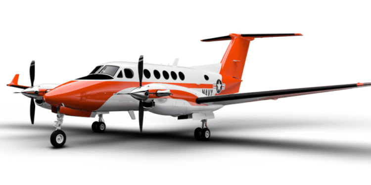 Beechcraft King Air 260 Multi-Engine Training System (METS) T-54A para a Marinha dos EUA.