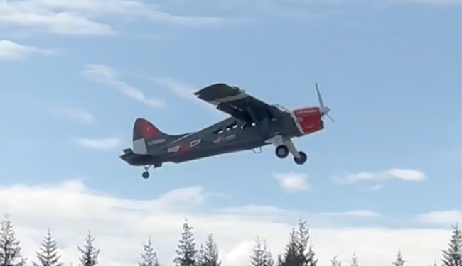 No dia 23 de fevereiro de 2023, o DHC-2 Beaver com o motor RED A03 de doze cilindros voou pela primeira vez. (Foto: Sealand Aviation)