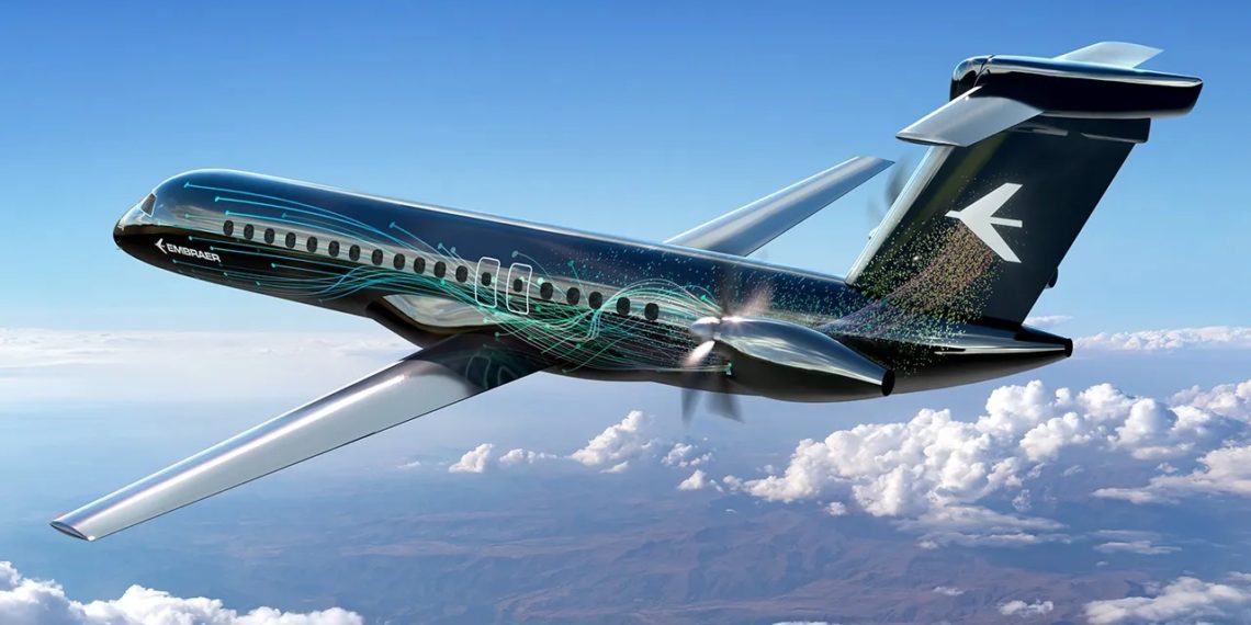 Embraer había publicado una imagen computarizada del nuevo avión turbohélice en agosto de 2021. (Foto: Embraer)