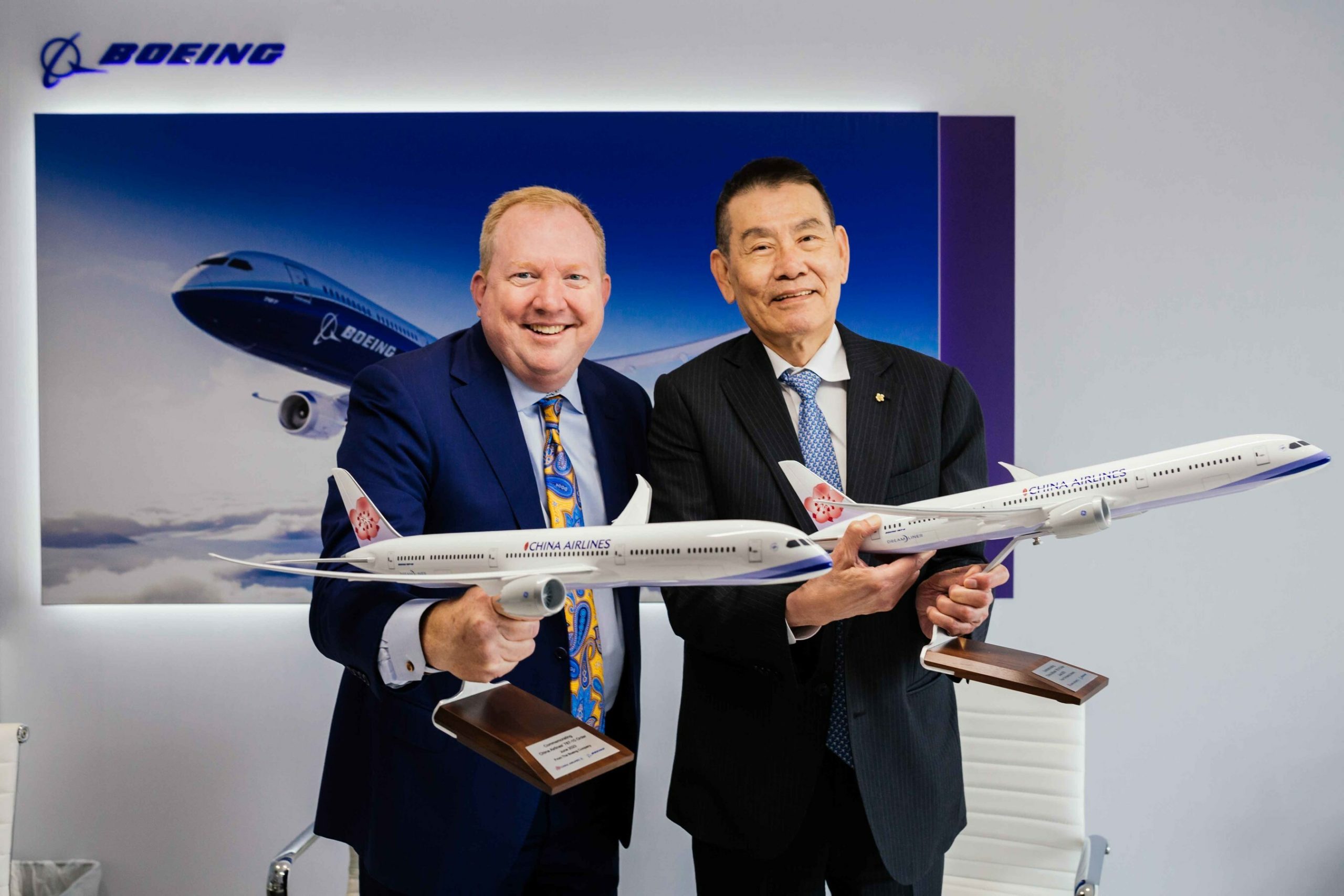 China Airlines anuncia pedido de oito 787 Dreamliners no Paris Air