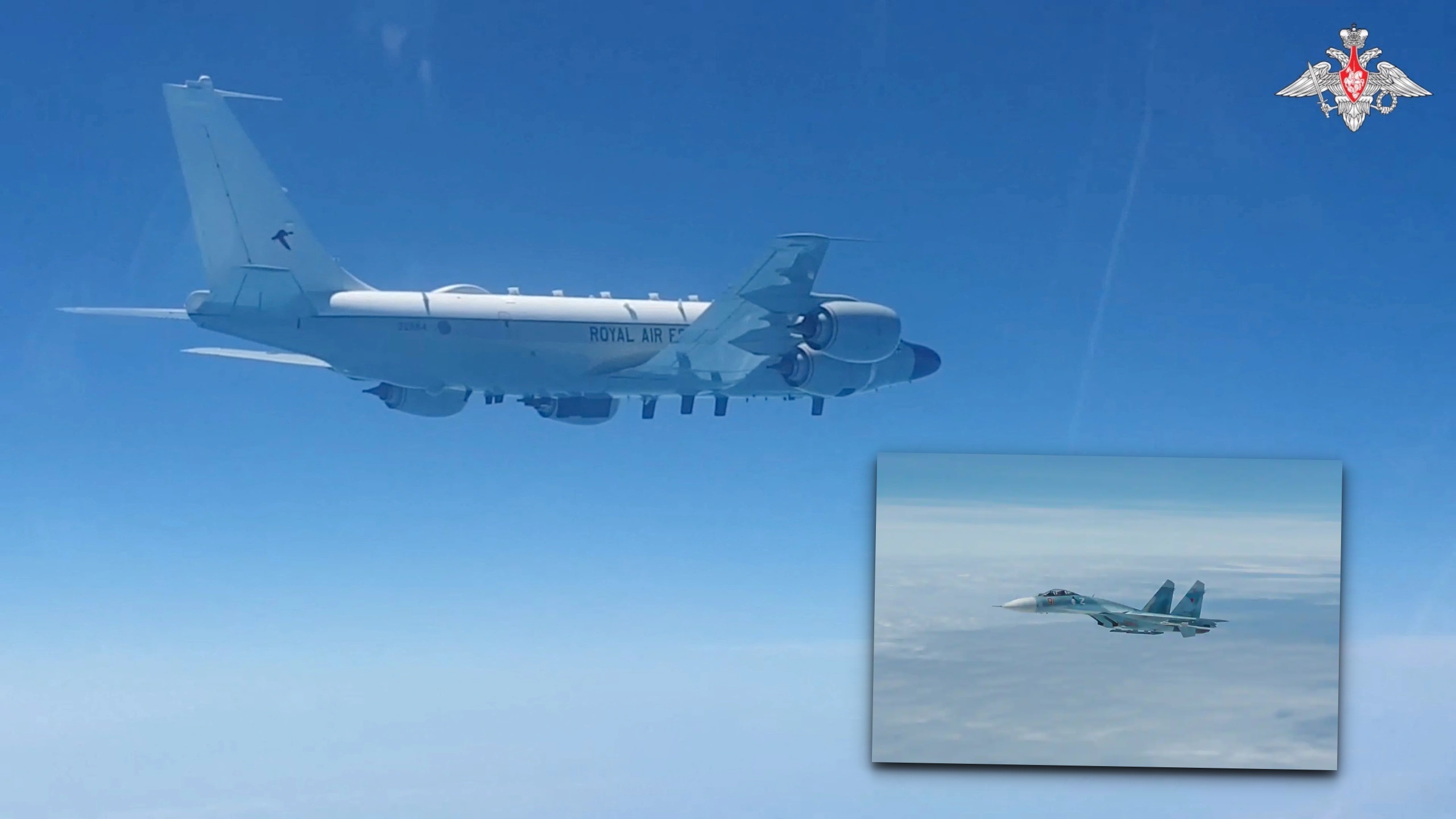 Russian warplanes intercept British planes over the Black Sea