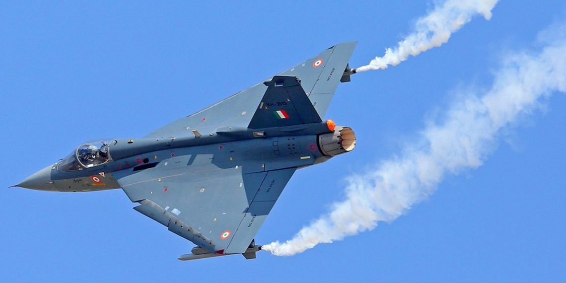 LCA Tejas de la Fuerza Aérea India.