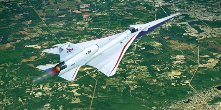 O lançamento do X-59 Quest está agendado para 12 de janeiro.