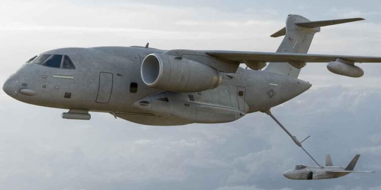 El Agile Tanker KC-390 propuesto por Embraer para la USAF en 2022.