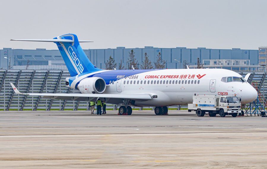 COMAC ARJ21-700 torna-se COMAC C909 – Cavok Brasil
