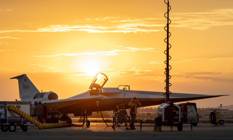 NASA X-59: Preparativos para o primeiro voo supersônico silencioso