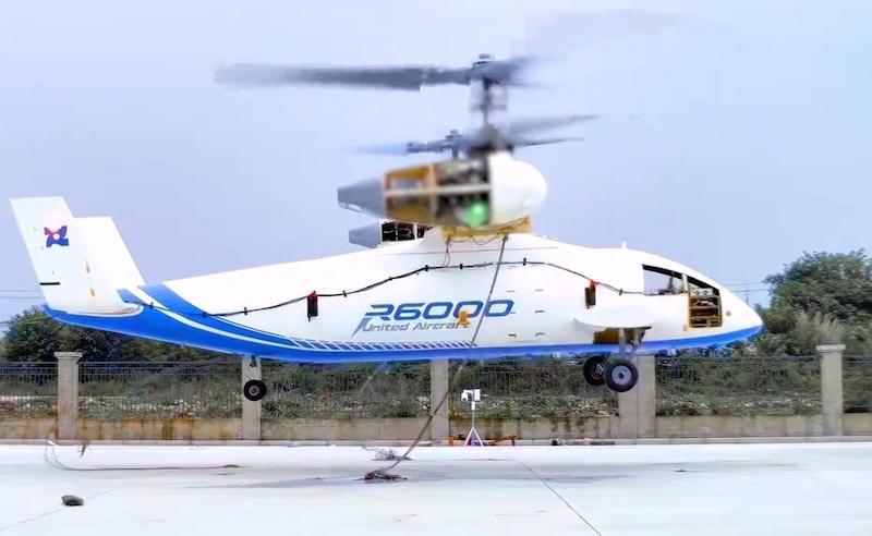 China realiza primeiro voo do tiltrotor não tripulado de grande porte ...