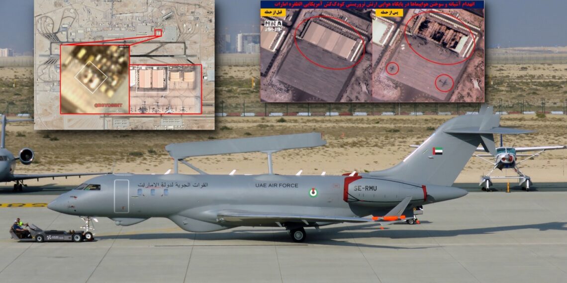 Avión GlobalEye de la Fuerza Aérea de los Emiratos Árabes Unidos. (Foto: David Donald)