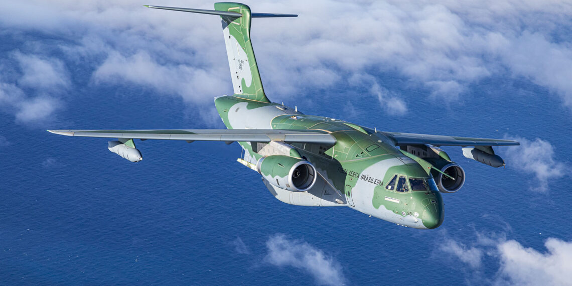 KC-390 da Força Aérea Brasileira. (Foto: Sgt. Muller Marin / Agência Força Aérea)