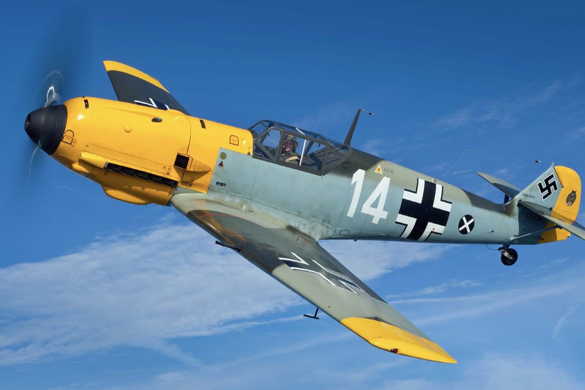 Raríssimo Messerschmitt Bf 109 que combateu na Segunda Guerra